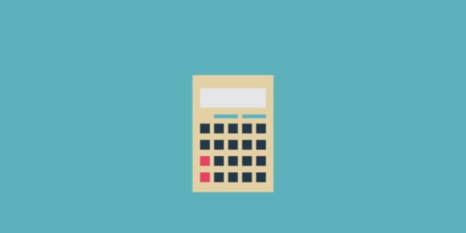 Illustrasjon av kalkulator